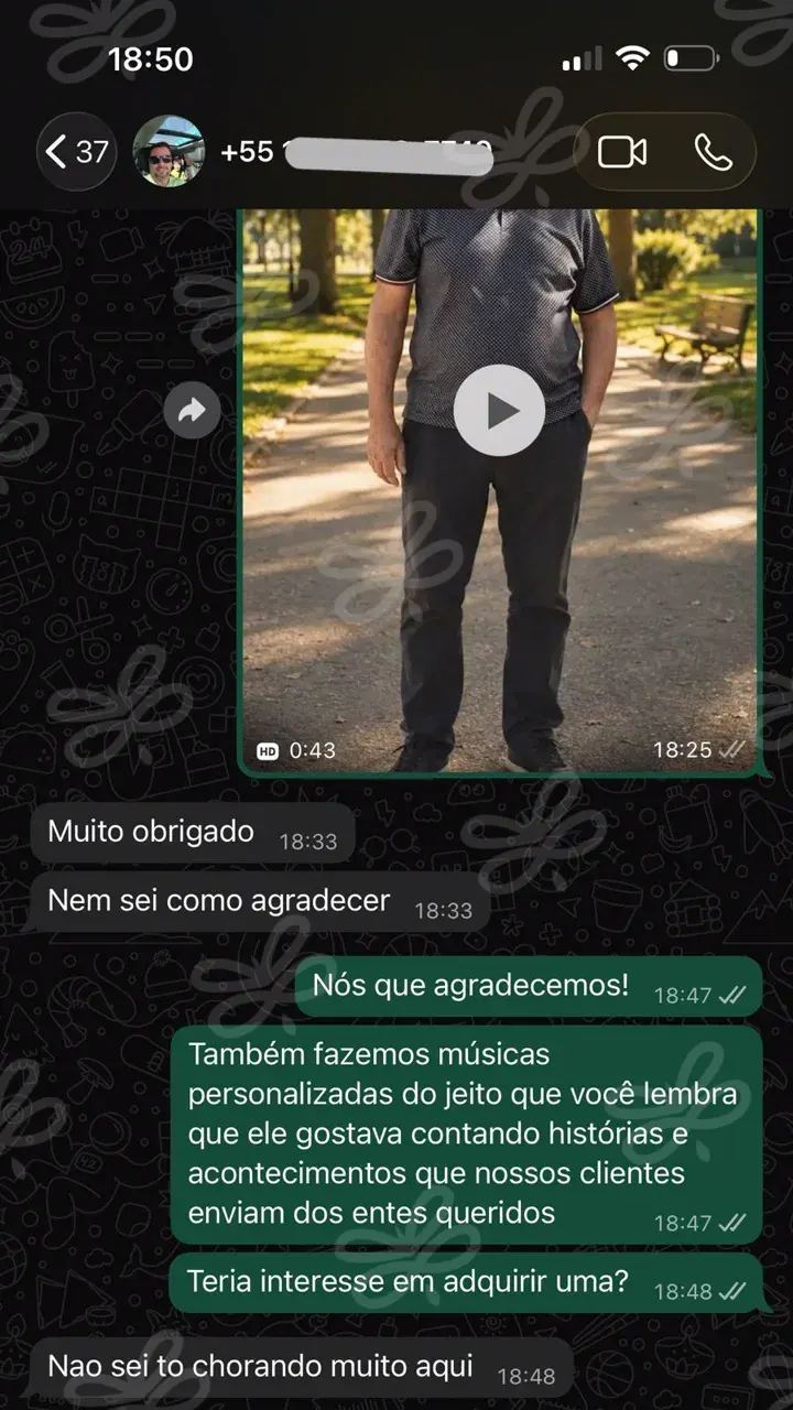 Depoimento real